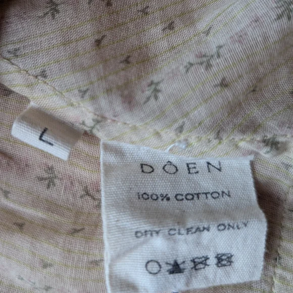 Doen Albertine Top In Frances Floral, Size L - Picture 6 of 8